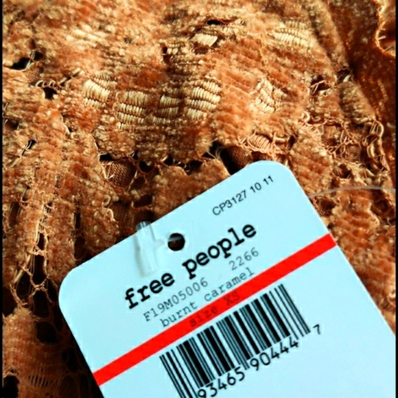 Free People Celine Velvet Floral Bralette Top S - Picture 4 of 7